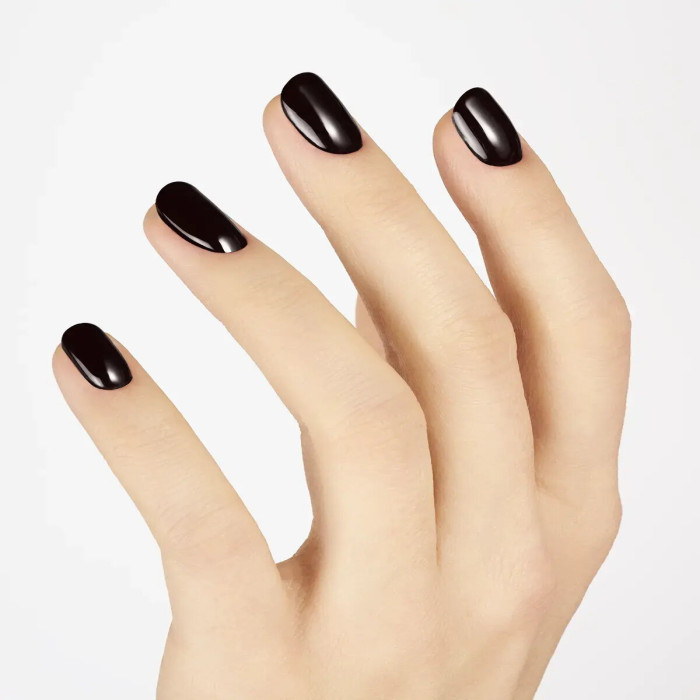 unghie nere eleganti